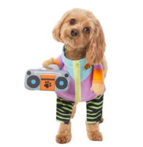 Frisco Front Walking 80s Retro Kid Dog & Cat Costume, Medium